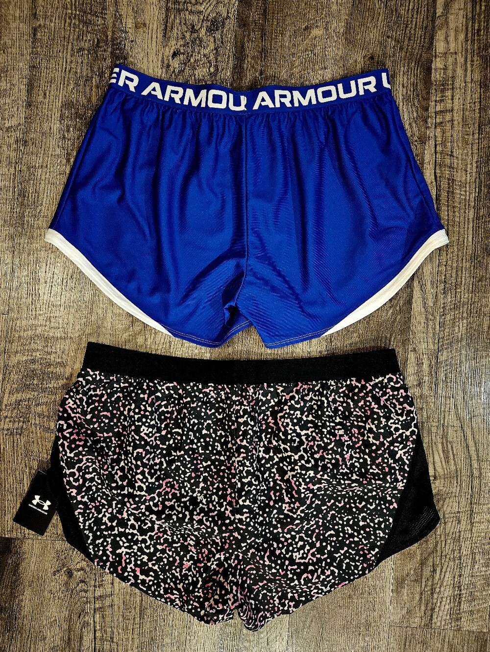 NWT Under Armour Bundle Of #2 Blue & Wht And Pink & Blk Both Size XL - Picture 3 of 7